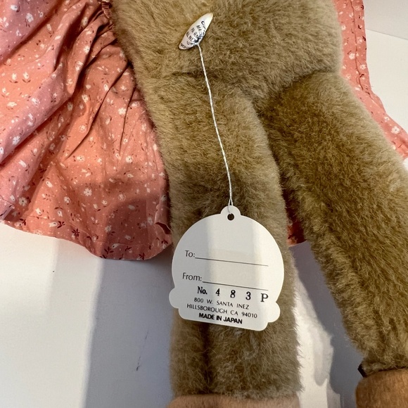 Vintage Charm Plush Mommy With Two Baby Bunnies Stuffed Toy - Picture 11 of 11